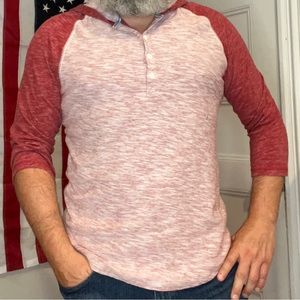 Express Men’s Hooded Baseball Tee